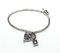 Bracelet Rebecca Woman in Steel Cristallo XLBBDD14